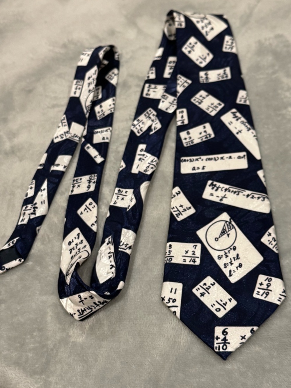Steve Harris: Math Teacher Ties: Math Equations Pattern: clean